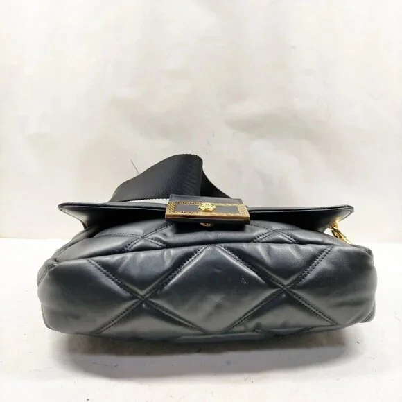Authentic Versace Greca Goddess Quilted Shoulder Bag